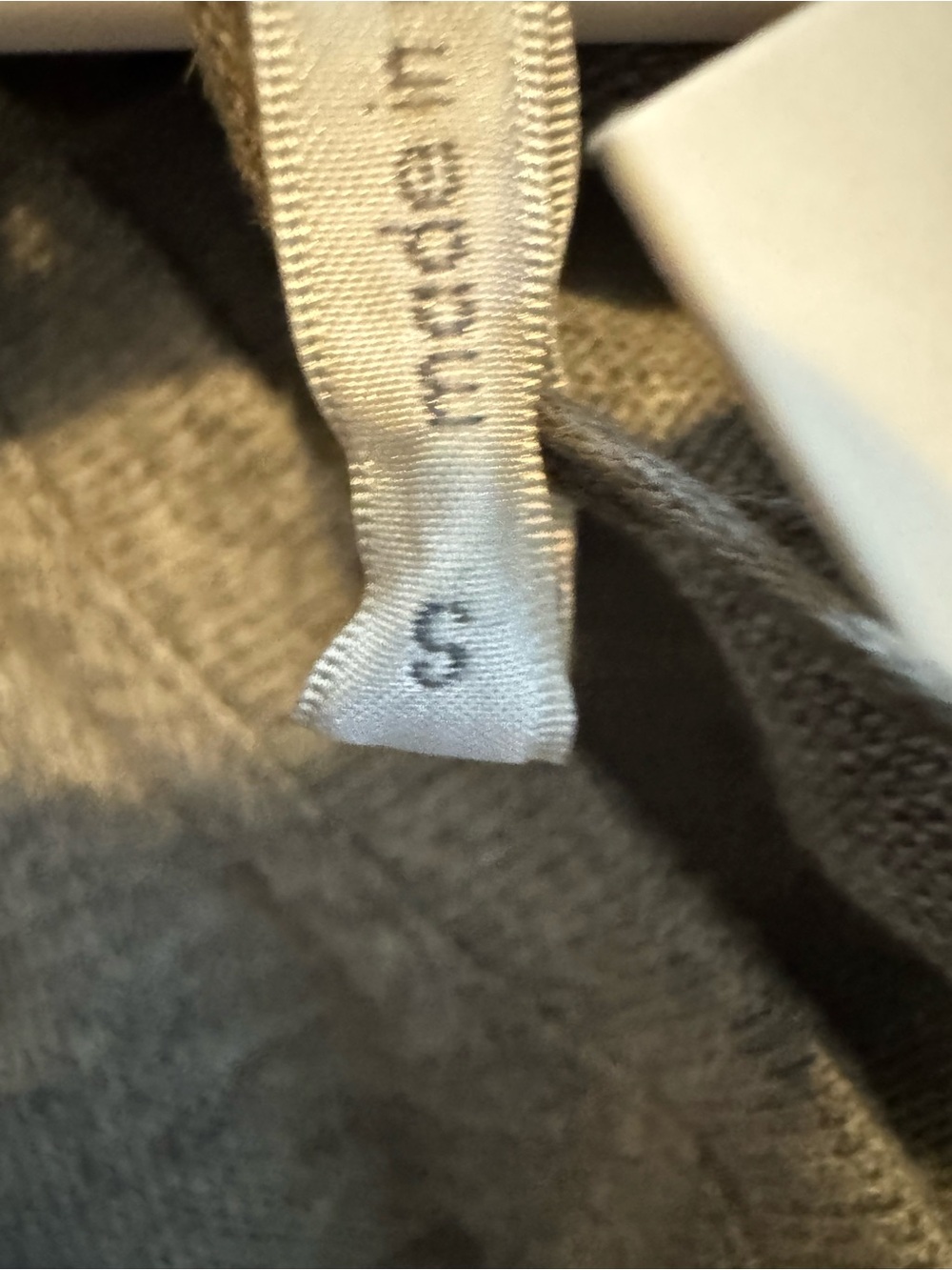 Three Dots Heather Gray Side Tie V-Neck Sweater Top Oversized Knit Soft Small - Picture 5 of 6